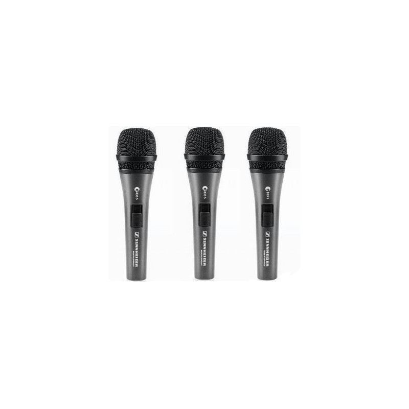 Sennheiser E835-S Vocal Mic (3 Pack)